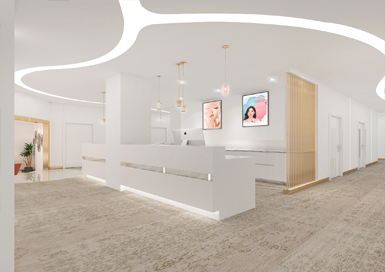 紹興醫學(xué)美容院裝修設計案例效果圖